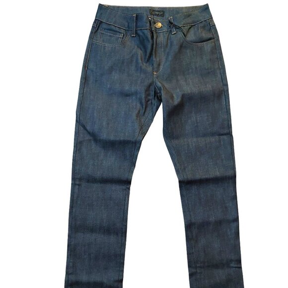 John Richmond Dark Wash Slim Tapered Blue Denim Jeans Sz 28 x 34 NWT